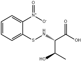 N-[(o-nitrophenyl)thio]-L-threonine Structure