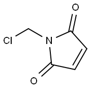 1-(클로로메틸)-1H-피롤-2,5-디온 구조식 이미지