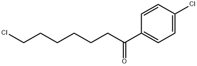 7-클로로-1-(4-클로로페닐)-1-옥소헵탄 구조식 이미지