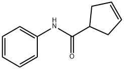 3-Cyclopentene-1-carboxamide,  N-phenyl- Structure