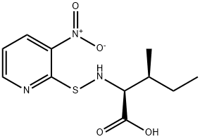 N-(3-NITRO-2-PYRIDINESULFENYL)-L- ISOLEU CINE Structure