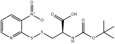BOC-CYS(NPYS)-OH Structure