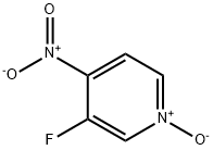 3-FLUORO-4-NITROPYRIDINE-N-OXIDE 구조식 이미지