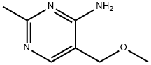4-아미노-5-메톡시메틸-2-메틸피리미딘 구조식 이미지