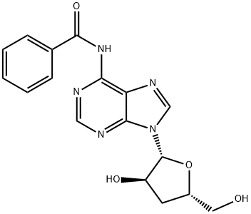 N6-BENZOYL-3'-데옥시아데노신 구조식 이미지