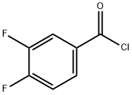 3,4-Difluorobenzoyl chloride 구조식 이미지