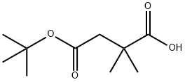 2,2-Dimethylsuccinic acid 4-tert-butyl ester 구조식 이미지