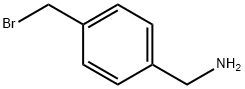 (4-(bromomethyl)phenyl)methanamine Structure