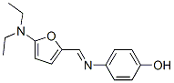페놀,4-[[[5-(디에틸아미노)-2-푸라닐]메틸렌]아미노]- 구조식 이미지