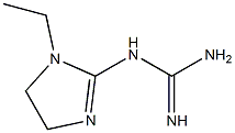 Guanidine, (1-ethyl-4,5-dihydro-1H-imidazol-2-yl)- (9CI) Structure