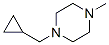 Piperazine, 1-(cyclopropylmethyl)-4-methyl- (9CI) Structure