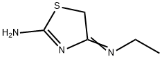2-티아졸라민,4-(에틸이미노)-4,5-디하이드로-(9CI) 구조식 이미지
