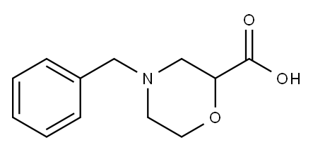 4-BENZYL-MORPHOLINE-2-CARBOXYLIC ACID Structure