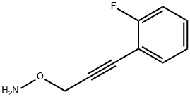 하이드록실아민,O-[3-(2-플루오로페닐)-2-프로피닐]-(9CI) 구조식 이미지