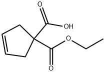 76910-08-2 1-(Ethoxycarbonyl)-3-cyclopentene-1-carboxylic acid