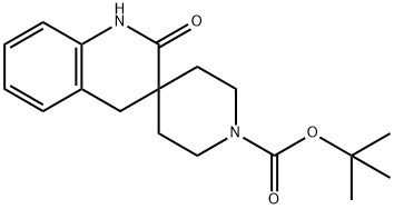 TERT-BUTYL 2'-OXO-2',4'-DIHYDRO-1'H-SPIRO[PIPERIDINE-4,3'-QUINOLINE]-1-CARBOXYLATE 구조식 이미지