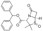 (2S,5R)-4-THIA-1-AZABICYCLO[3.2.0]HEPTANE-2-CARBOXYLIC ACID, 3,3-DIMETHYL-7-OXO-, DIPHENYLMETHYL ESTER, 4-OXIDE Structure