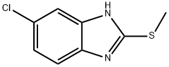 6-CHLORO-2-(METHYLTHIO)-1H-BENZO[D]IMIDAZOLE 구조식 이미지