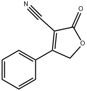 2-OXO-4-PHENYL-2,5-DIHYDRO-3-FURANCARBONITRILE 구조식 이미지