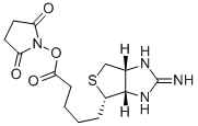 2-IMINOBIOTIN N-HYDROXYSUCCINIMIDE ESTER Structure