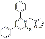 1-(2-Furanylmethyl)-4,6-diphenyl-2(1H)-pyridinethione 구조식 이미지