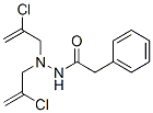 N',N'-비스(2-클로로-2-프로페닐)-2-페닐아세토히드라지드 구조식 이미지