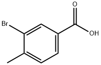 3-Bromo-4-methylbenzoic acid 구조식 이미지