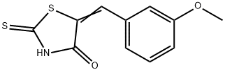 5-(3-METHOXY-BENZYLIDENE)-2-THIOXO-THIAZOLIDIN-4-ONE Structure