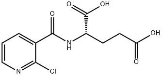 Glutamic acid, N-(2-chloronicotinoyl)- Structure