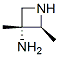 3-Azetidinamine,2,3-dimethyl-,(2S-trans)-(9CI) Structure