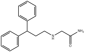 2-[(3,3-DIPHENYLPROPYL)AMINO]ACETAMIDE HYDROCHLORIDE Structure