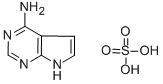 7H-Pyrrolo[2,3-d]pyrimidin-4-amine sulphate 구조식 이미지