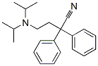 4-[bis(isopropyl)amino]-2,2-diphenylbutyronitrile 구조식 이미지