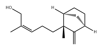 [1S-[1alpha,2alpha(Z),4alpha]]-2-methyl-5-(2-methyl-3-methylenebicyclo[2.2.1]hept-2-yl)-2-penten-1-ol Structure