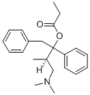 Benzeneethanol, .alpha.-2-(dimethylamino)-1-methylethyl-.alpha.-phenyl-, propanoate (ester) 구조식 이미지