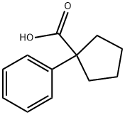 1-Phenylcyclopentanecarboxylic acid Structure