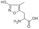 2-AMINO-3-(3-HYDROXY-4-METHYL-ISOXAZOL-5-YL)-PROPIONIC ACID Structure