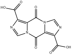 5,10-dioxo-5H,10H-diimidazo[1,5-a:1',5'-d]pyrazine-1,6-dicarboxylic acid 구조식 이미지