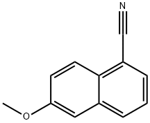 1-CYANO-6-METHOXYNAPHTHALENE Structure