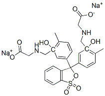 Glycine Cresol Red 구조식 이미지