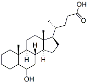 6-hydroxycholanoic acid Structure