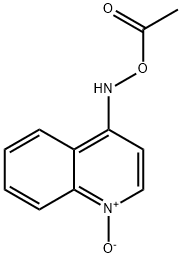 4-acetoxyaminoquinoline 1-oxide Structure