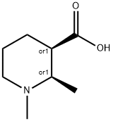 3-Piperidinecarboxylicacid,1,2-dimethyl-,cis-(9CI) Structure