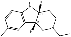 1H-Pyrido[4,3-b]indole,2-ethyl-2,3,4,4a,5,9b-hexahydro-8-methyl-,cis-(9CI) 구조식 이미지