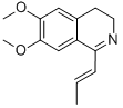 6,7-DIMETHOXY-1-((E)-PROPENYL)-3,4-DIHYDRO-ISOQUINOLINE Structure