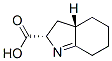 2H-Indole-2-carboxylicacid,3,3a,4,5,6,7-hexahydro-,(2S-trans)-(9CI) 구조식 이미지