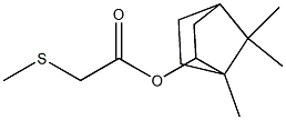 isobornyl alpha-(methylthio)acetate Structure