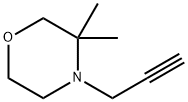 Morpholine, 3,3-dimethyl-4-(2-propynyl)- (9CI) Structure