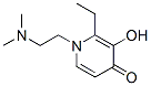 4(1H)-Pyridinone, 1-[2-(dimethylamino)ethyl]-2-ethyl-3-hydroxy- (9CI) Structure