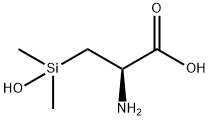 L-Alanine, 3-(hydroxydimethylsilyl)- (9CI) Structure